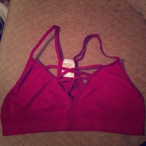 Burgundy Bralette